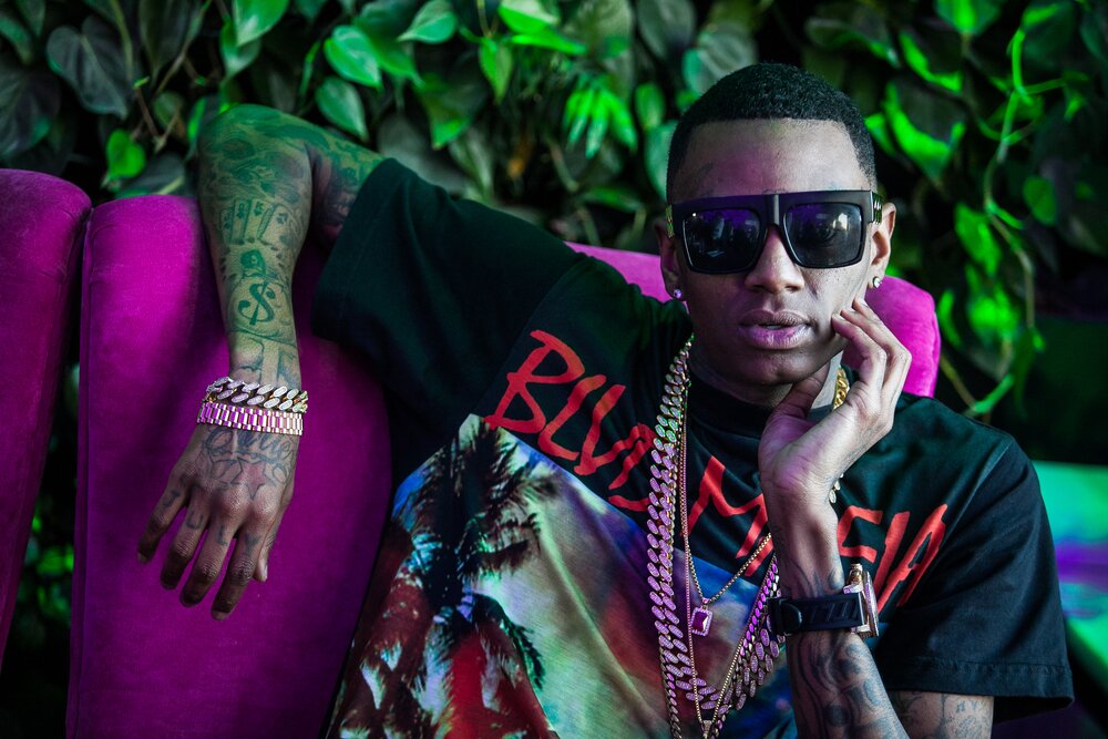 Rapper Soulja Boy debuts his own store on Melrose Ave., called SODMG Brand